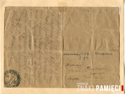      Korespondencja do Adeli Sikorskiej w sprawie zaginięcia generała Wojska Polskiego Franciszka Sikorskiego, zamordowanego przez Sowietów podczas zbrodni katyńskiej