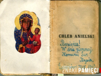      Książeczka do nabożeństwa przechowywana przez Barbarę Korasiewicz na Syberii podczas zesłania w głąb ZSRS