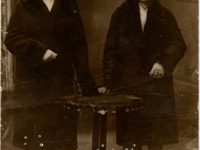      Teofila Sajkowska (z lewej) z Franciszką Bogdanowicz