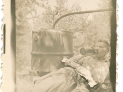 Stanisław Jurkin w miejscowości Mojgan na Syberii     