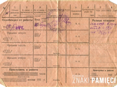 Orzeczenie o niezdolności do pracy Jana Korasiewicza