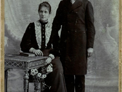 Helena Grenczak (deportowana w trakcie wojny w głąb ZSRS, gdzie zmarła na zesłaniu) z mężem Bronisławem