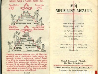 Modlitewnik otrzymany w Ambasadzie RP w Kujbyszewie przez Janinę i Zofię Sawickie podczas ich zesłania w ZSRS     