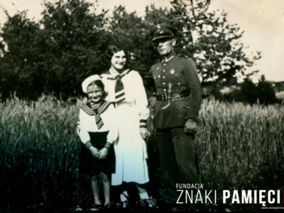 Stanisław i Eugenia Salczyńscy z córką Aliną