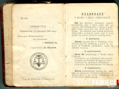 Modlitewnik zabrany przez Janinę i Zofię Sawickie z Zabelicz na Wileńszczyźnie na zesłanie w głąb ZSRS