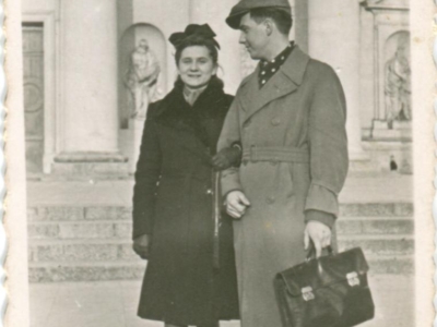 Henryk Krzyszczak z Alicją Lacner w Wilnie