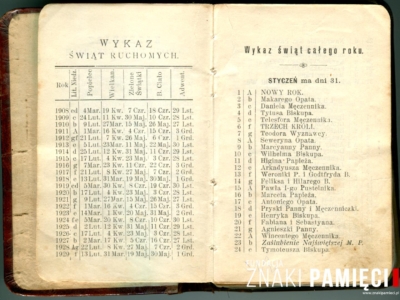      Modlitewnik zabrany przez Janinę i Zofię Sawickie z Zabelicz na Wileńszczyźnie na zesłanie w głąb ZSRS