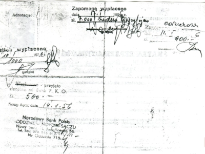Karta repatriacyjna Stanisława Jurkina     