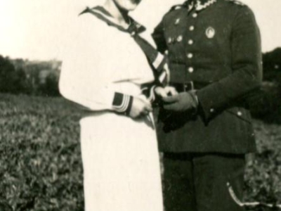 Eugenia Salczyńska z mężem Stanisławem – oficerem Korpusu Ochrony Pogranicza