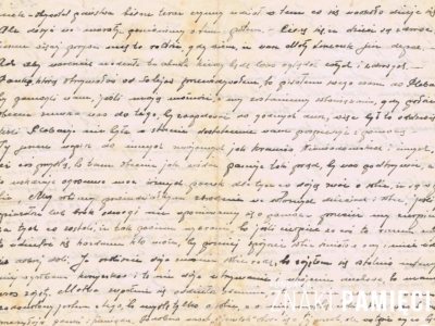 List Mieczysława Popławskiego do Janiny Popławskiej, wysłany z nowosybirskiego obwodu