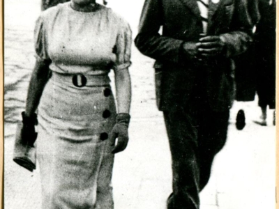 Ppor. Jan Budziński z żoną Reginą