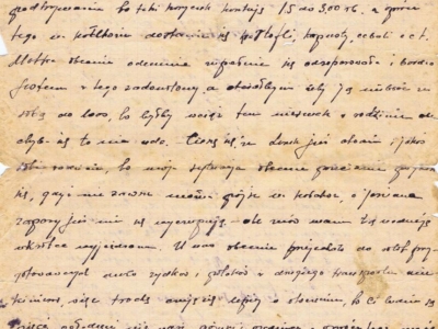      List Mieczysława Popławskiego do Janiny Popławskiej