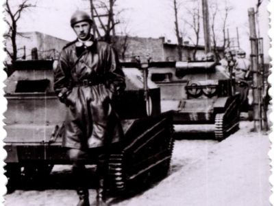 Por. Tadeusz Chołociński z 9. Baonu Czołgów i Samochodów Pancernych, zamordowany w 1940 roku w Charkowie