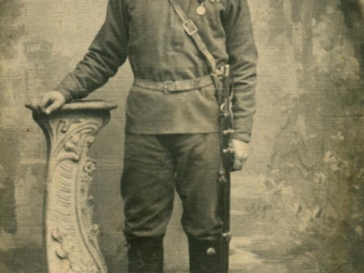 Aleksander Eismond (brat matki Aliny Salczyńskiej deportowanej w latach 40. na Sybir) w wojsku carskim