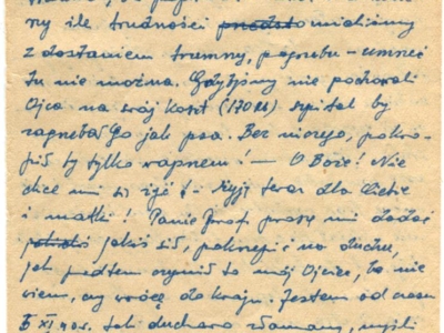 Korespondencja Z. Faczyńskiego przebywającego na zesłaniu w ZSRS z rodziną