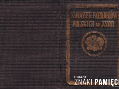 Legitymacja członkowska Związku Patriotów Polskich, należąca do Janiny Popławskiej