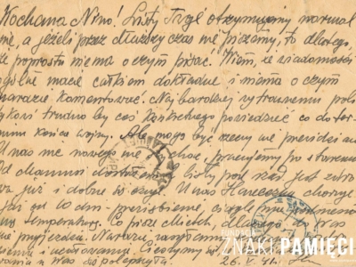      Kartka pocztowa do obwodu irkuckiego w ZSRS – do Janiny Popławskiej