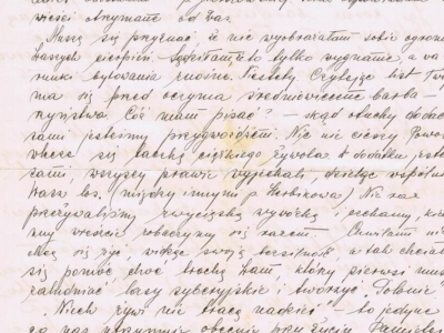 List do Janiny Popławskiej przebywającej w obwodzie irkuckim w ZSRS, wysłany przez koleżankę Helenę