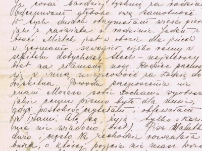 List do Janiny Popławskiej przebywającej w obwodzie irkuckim w ZSRS, wysłany przez koleżankę Helenę