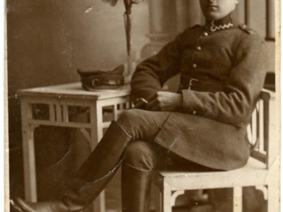 Żołnierz Wojska Polskiego w Słonimiu