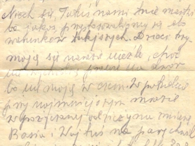 List Lidii Korasiewicz wysłany do ojca Kazimierza Piątkiewicza z zesłania w głąb ZSRS