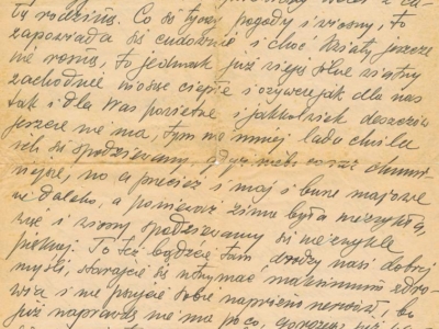 List do Janiny Popławskiej, przebywającej na zesłaniu na Syberii, wysłany przez Henryka Nizińskiego      