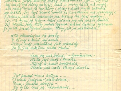 Wiesze księdza Hieronima Kwiatkowskiego z Żydaczowa zaprzyjaźnionego z deportowaną rodziną Korasiewiczów o losie polskich zesłańców w głąb ZSRS