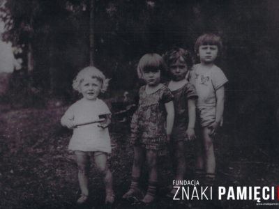 Mirek, Hania, Konrad, Tadeusz z rodziny Popławskich i Nizińskich