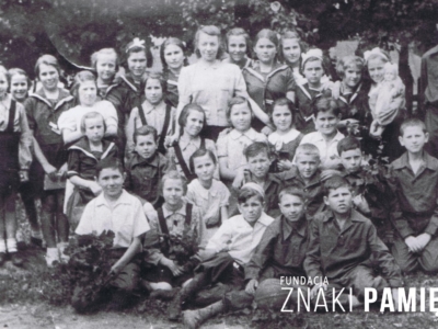 Wychowankowie sierocińca w Zagorsku