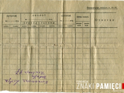 Gryps Jana Korasiewicza z więzienia w ZSRS do rodziny przebywającej na zesłaniu na Syberii