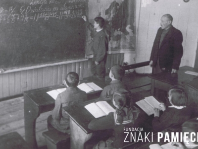      Lekcja matematyki w sierocińcu w Zagorsku