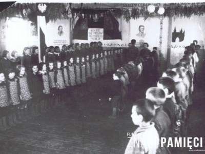 Apel dzieci – wychowanków sierocińca w Zagorsku