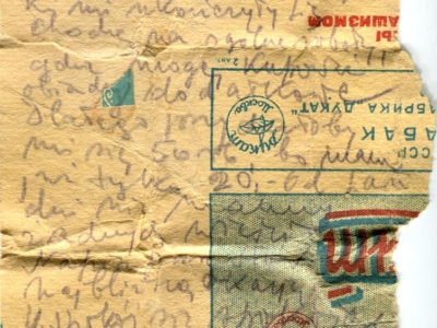 Gryps Jana Korasiewicza z więzienia w ZSRS do rodziny przebywającej na zesłaniu na Syberii