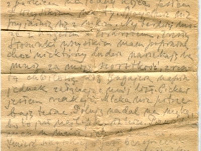 Gryps Jana Korasiewicza z więzienia w ZSRS do rodziny przebywającej na zesłaniu na Syberii